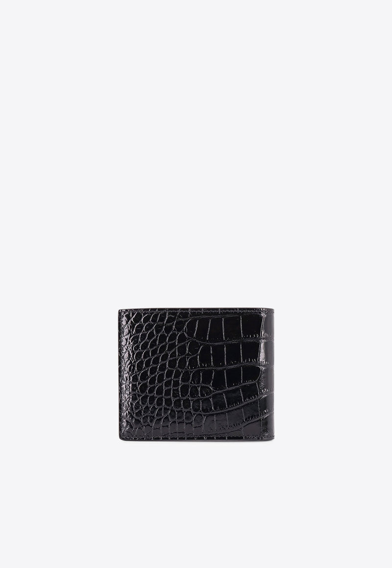 Tom Ford Croc-Embossed Leather Wallet Black Y0410LCL439G1N001_Black_29841109