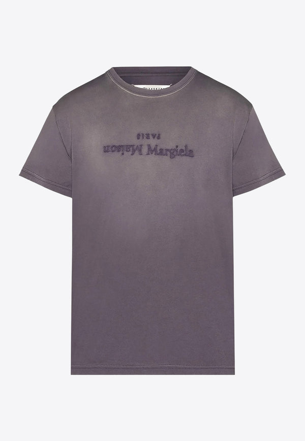 Maison Margiela Rewashed Logo T-shirt Purple S51GC0526S20079969_AUBERGINE_29843927