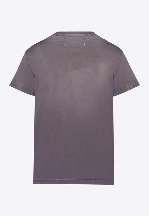 Maison Margiela Rewashed Logo T-shirt Purple S51GC0526S20079969_AUBERGINE_29843927
