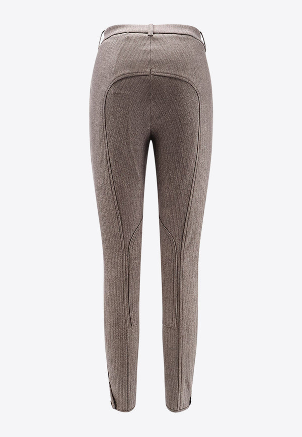 Burberry Herringbone Jodhpurs Pants Gray 8116806C4055_WLNUT BRWN/TAUPE BGE_29839530