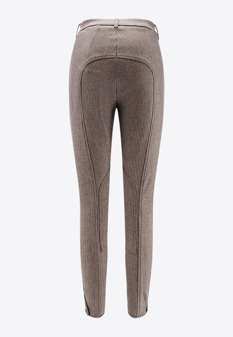 Burberry Herringbone Jodhpurs Pants Gray 8116806C4055_WLNUT BRWN/TAUPE BGE_29839530