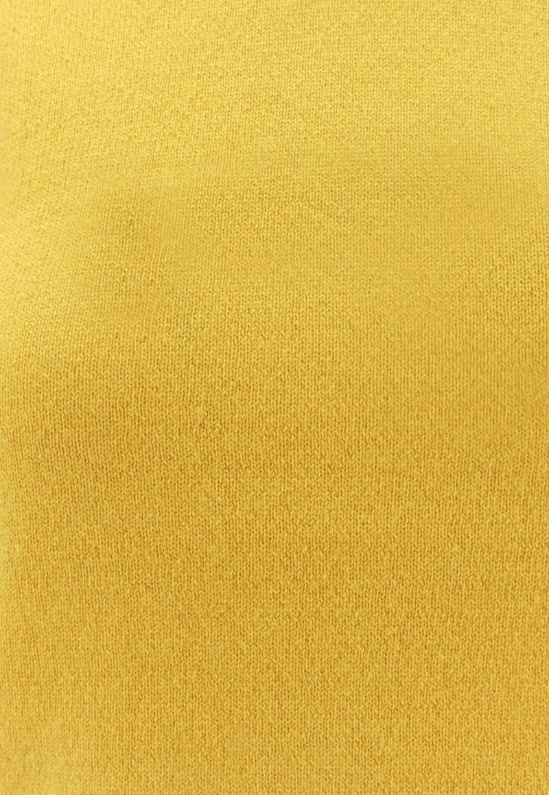 Alessandro Aste Joy High-Neck Sweater Yellow 12WS02SEND YELLOW_Yellow_35065813