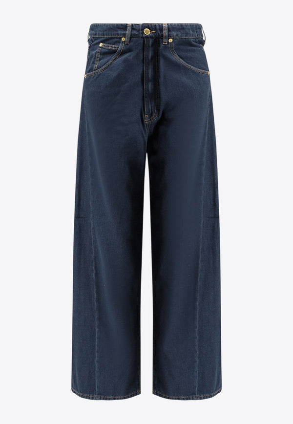 DARKPARK Ines Straight-Leg Jeans Blue WTR19TBL01W078_DEEP BLUE_35065780