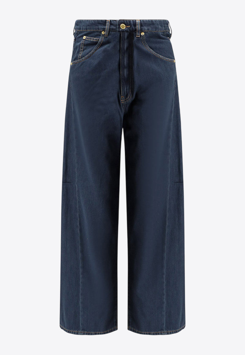 DARKPARK Ines Straight-Leg Jeans Blue WTR19TBL01W078_DEEP BLUE_35065780