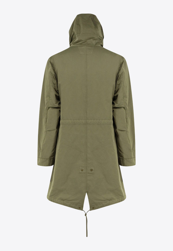 C.P. Company Micro Kei Explorer Fishtail Parka Khaki 19CMOW190A110089G652_CAPERS_29839962