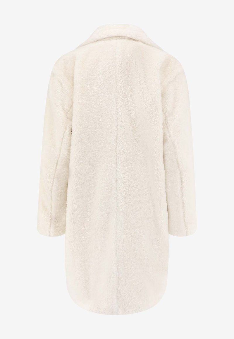 Hugo Boss Catedy Faux Fur Coat White 50548583118_OPEN WHITE_30893642