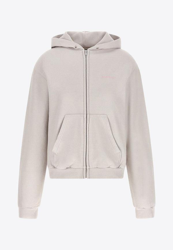 Balenciaga Classic Zip-Up Hooded Sweatshirt Off-white 851236TTVJ22420_White_37029902