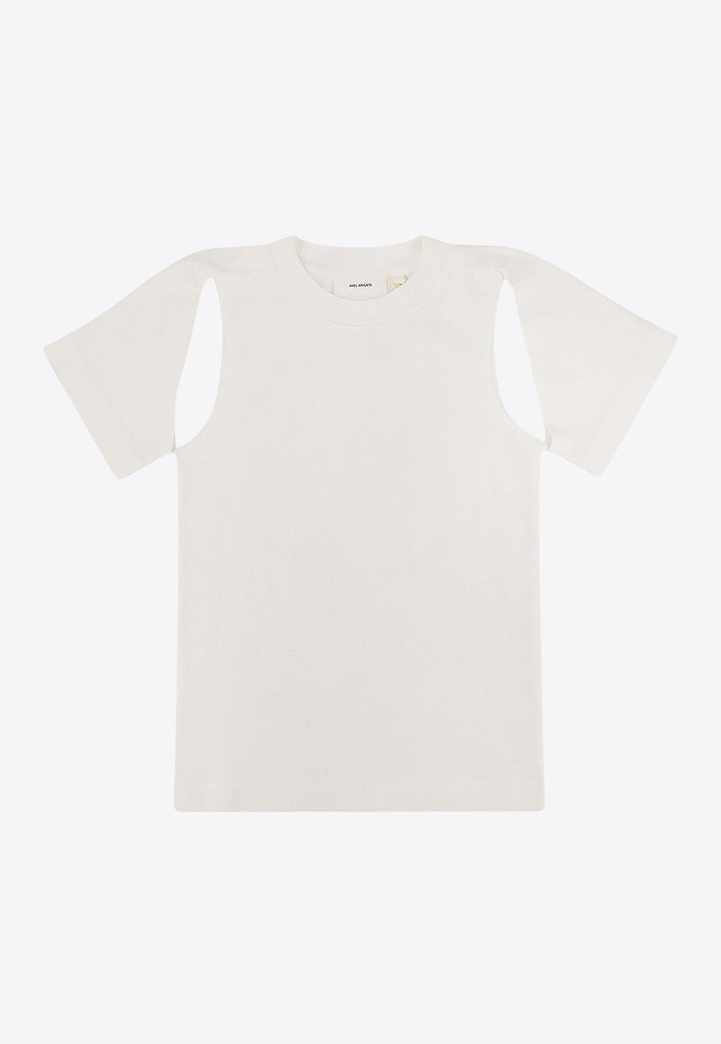 Axel Arigato Solar T-shirt with Cut-Outs White A3418001WHITE_White_33001976