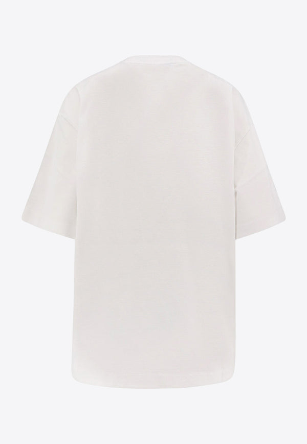 Off-White Slogan Print Crewneck T-shirt White OWAA13FF25JER0030110_White_31986629