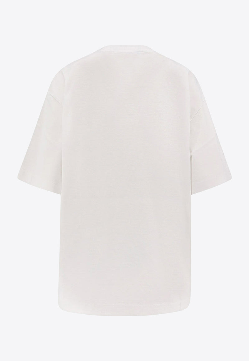 Off-White Slogan Print Crewneck T-shirt White OWAA13FF25JER0030110_White_31986629