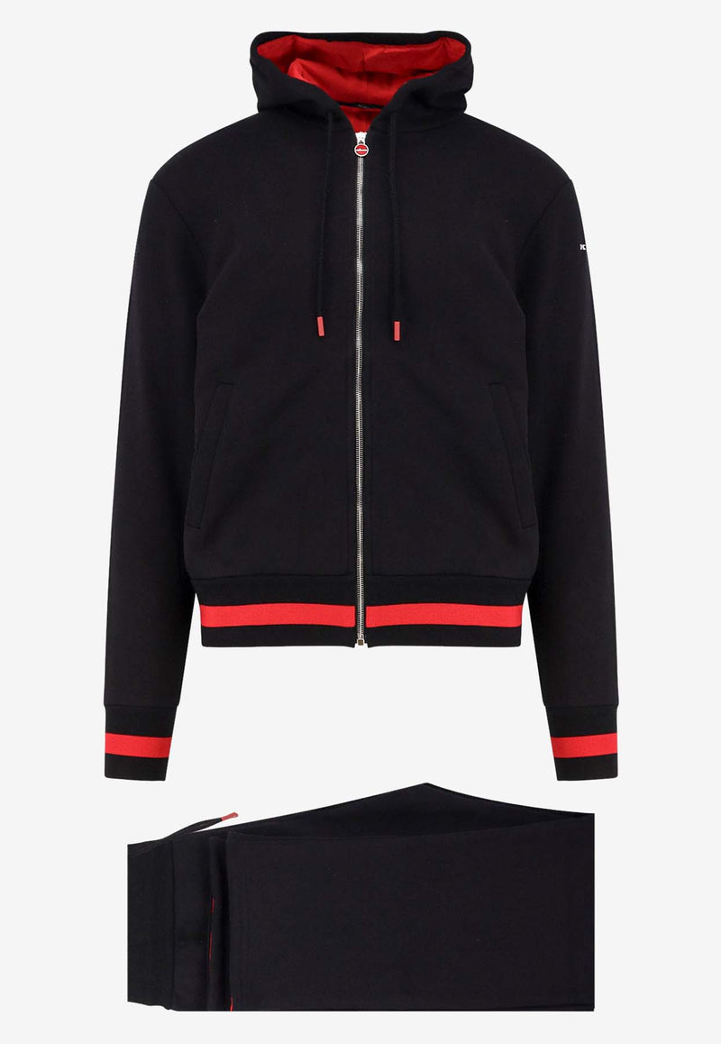 Kiton Ciro Paone Logo Embroidered Track Suit Black UMJ002202002NERO_Black_29841823