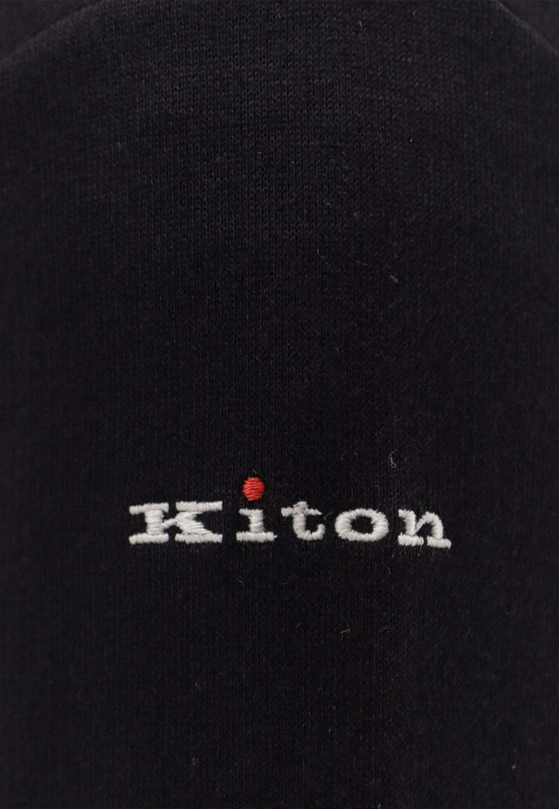 Kiton Ciro Paone Logo Embroidered Track Suit Black UMJ002202002NERO_Black_29841823