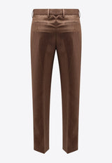 ZEGNA Wool Tailored Pants Brown UGI11A2TP45K98R_Brown_29847117