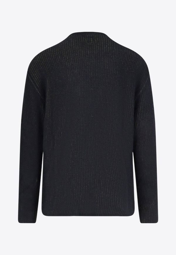 C.P. Company Signature Lens Fleece Sweater Charcoal 19CMKN307A006170A652_CAPERS_29841176