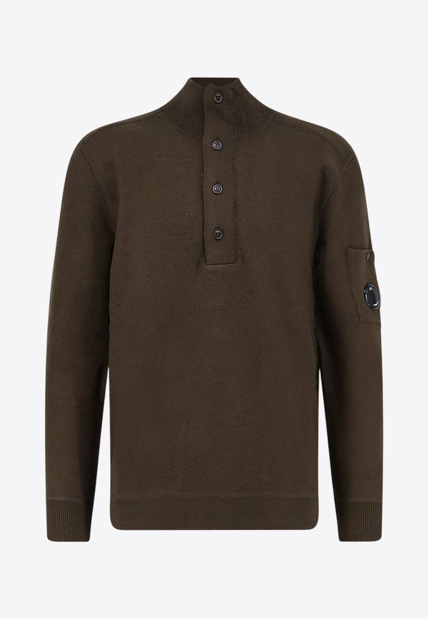 C.P. Company Signature Lens Polo Sweater Green 19CMKN199A110468A683_IVY GREEN_29846367