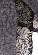 Hugo Boss V-neck Wool-Blend Sweater Gray 50547882022_Grey_30893671