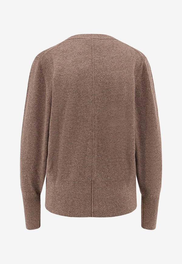 Hugo Boss Essential Cashmere Cardigan Brown 50548814247_OPEN BROWN_30893677