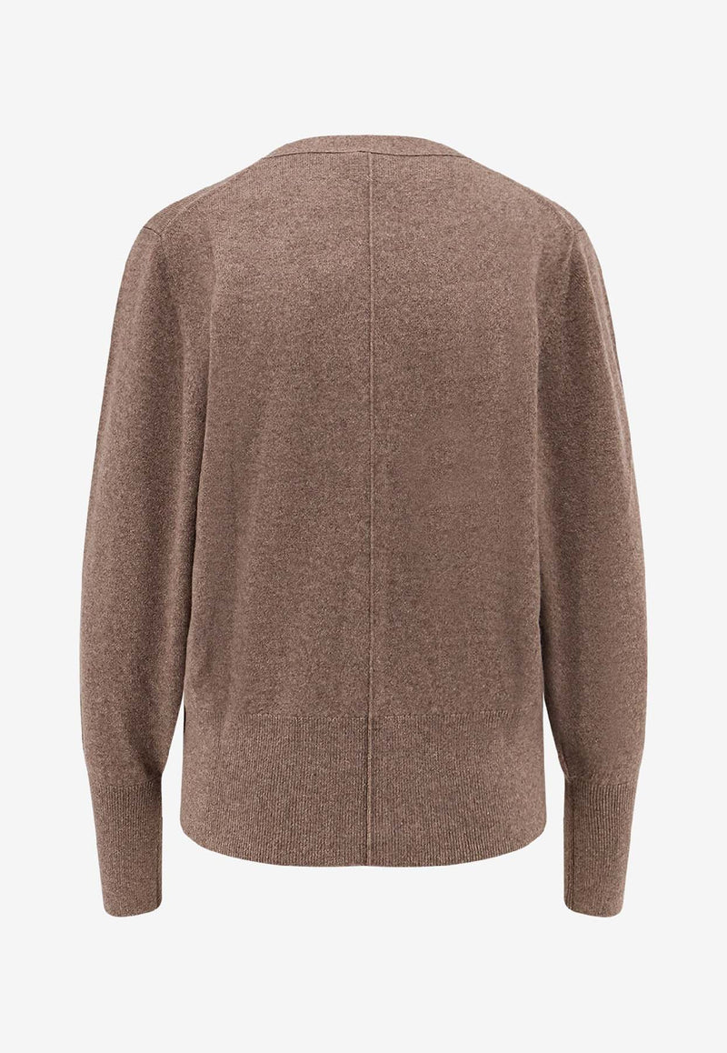 Hugo Boss Essential Cashmere Cardigan Brown 50548814247_OPEN BROWN_30893677