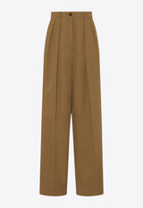 The Row Igor Straight-Leg Pants Brown 5629W3670RKS_DARK SAND_29855746