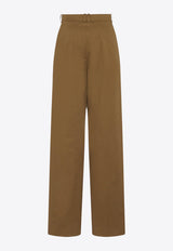 The Row Igor Straight-Leg Pants Brown 5629W3670RKS_DARK SAND_29855746