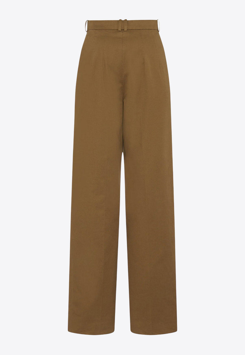 The Row Igor Straight-Leg Pants Brown 5629W3670RKS_DARK SAND_29855746