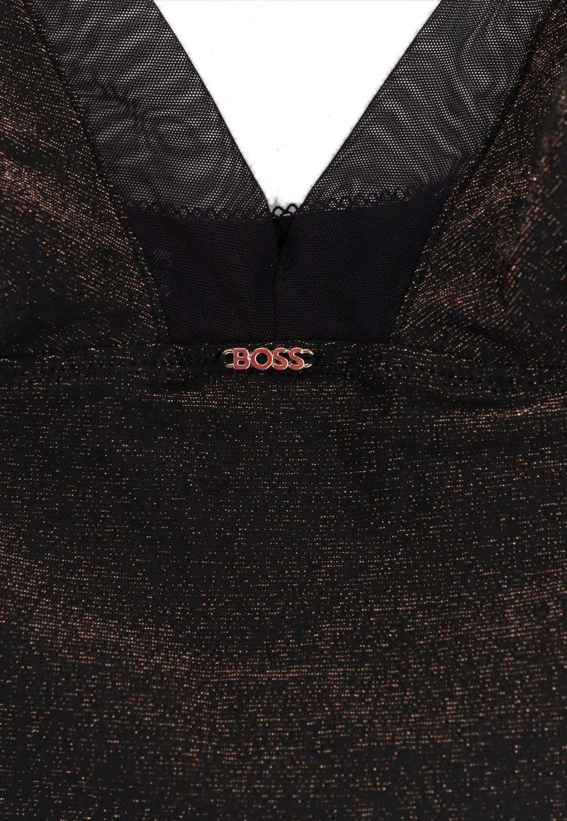 Hugo Boss Lace-Trimmed Top and Brief Set - Set of 2 Black 50550368001_Black_30893645