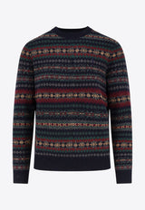 Polo Ralph Lauren Patterned Wool Sweater Multicolor 710981615001_NAVY COMBO_29842881