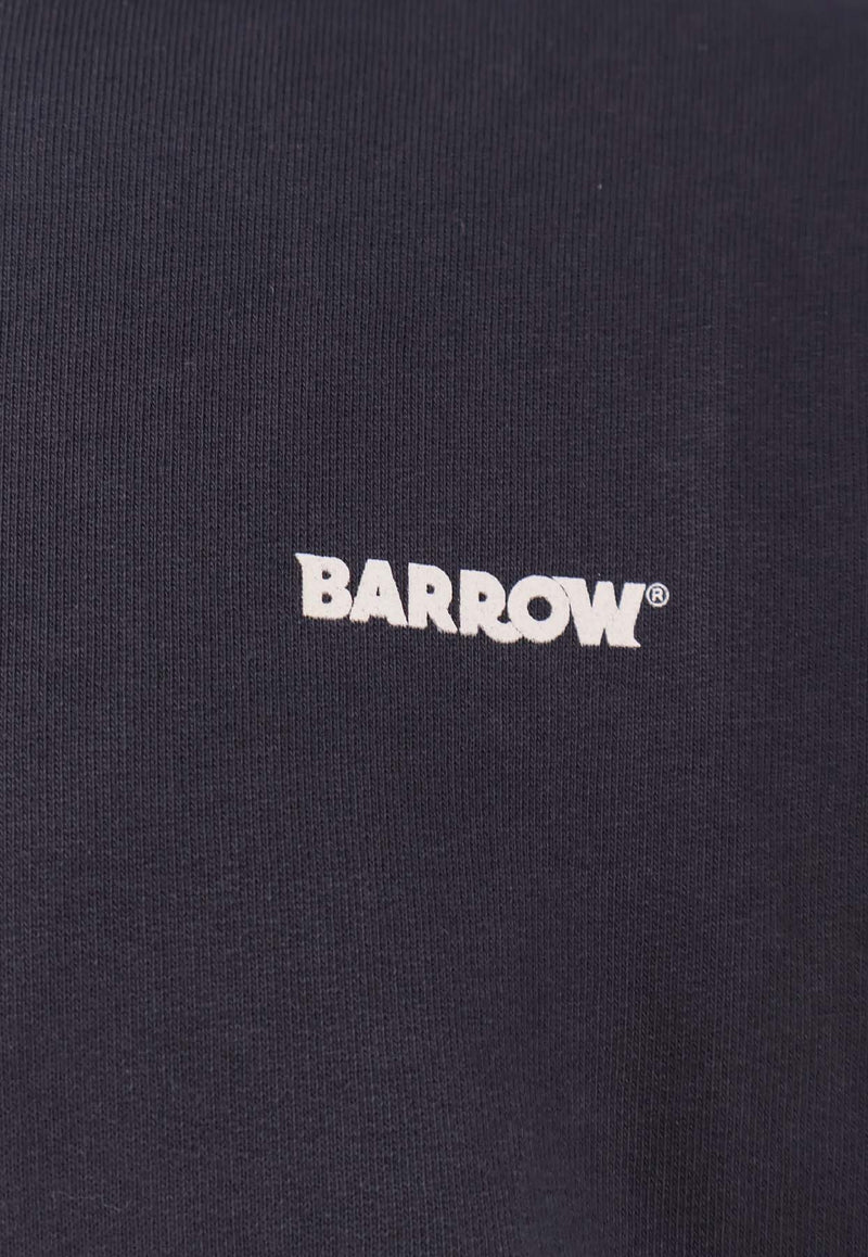 Barrow Logo Hooded Sweatshirt Gray F5BWUAHS068251_Grey_29842561