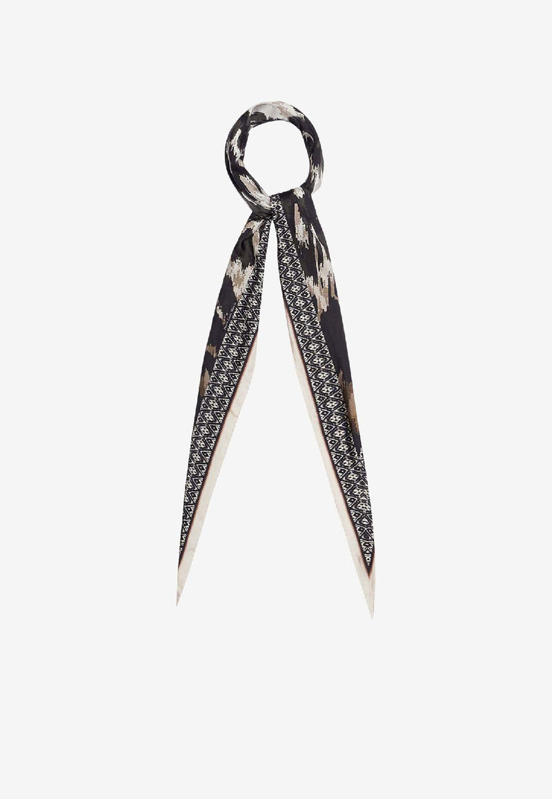 Pierre-Louis Mascia Aloe Printed Silk Scarf Multicolor ALOEUWSW065X120LMF515817101_MultiColour_35065785