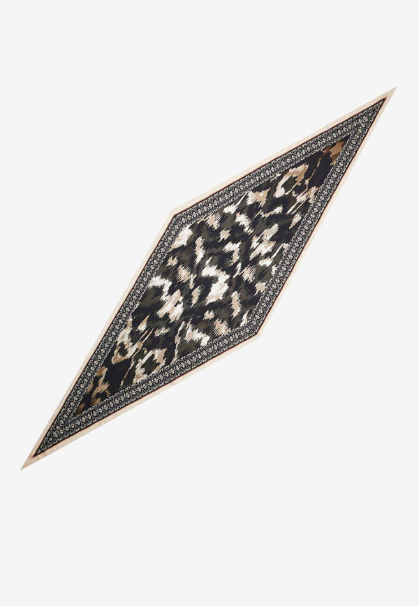 Pierre-Louis Mascia Aloe Printed Silk Scarf Multicolor ALOEUWSW065X120LMF515817101_MultiColour_35065785