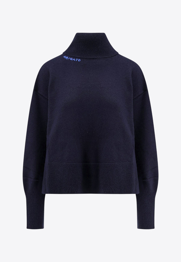Axel Arigato Maeve Turtleneck Sweater Navy A3324001NAVY_Blue_33002015
