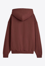 Y-3 Logo Embroidered Hooded Sweatshirt Brown KA3111MYSBRN_Brown_36145278