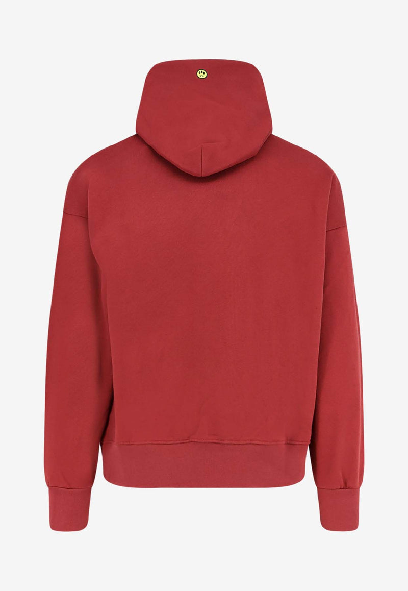 Barrow Logo Hooded Sweatshirt Burgundy F5BWUAHS068177_Bordeaux_29840444