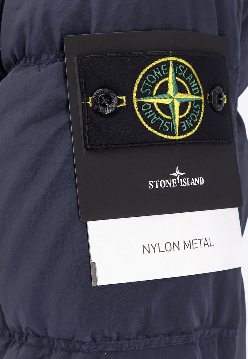 Stone Island Zip-Up Down Jacket Blue K2S154100088S0019V0020_Blue_29847731