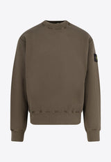 Stone Island Logo Patch Crewneck Sweatshirt Green K2S156100021S0210V0054_Military Green_29839188