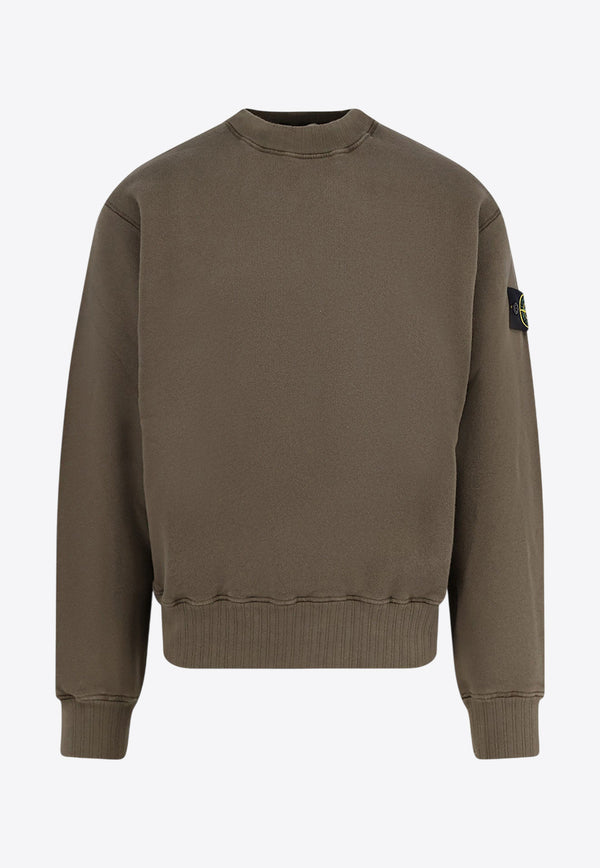 Stone Island Logo Patch Crewneck Sweatshirt Green K2S156100021S0210V0054_Military Green_29839188