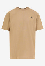 Barrow Logo Embroidered T-shirt Beige F5BWUATH070307_Brown_29841598