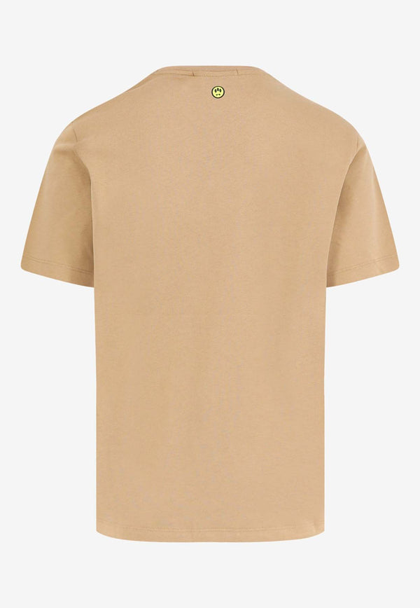 Barrow Logo Embroidered T-shirt Beige F5BWUATH070307_Brown_29841598