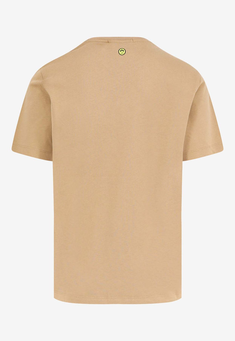 Barrow Logo Embroidered T-shirt Beige F5BWUATH070307_Brown_29841598