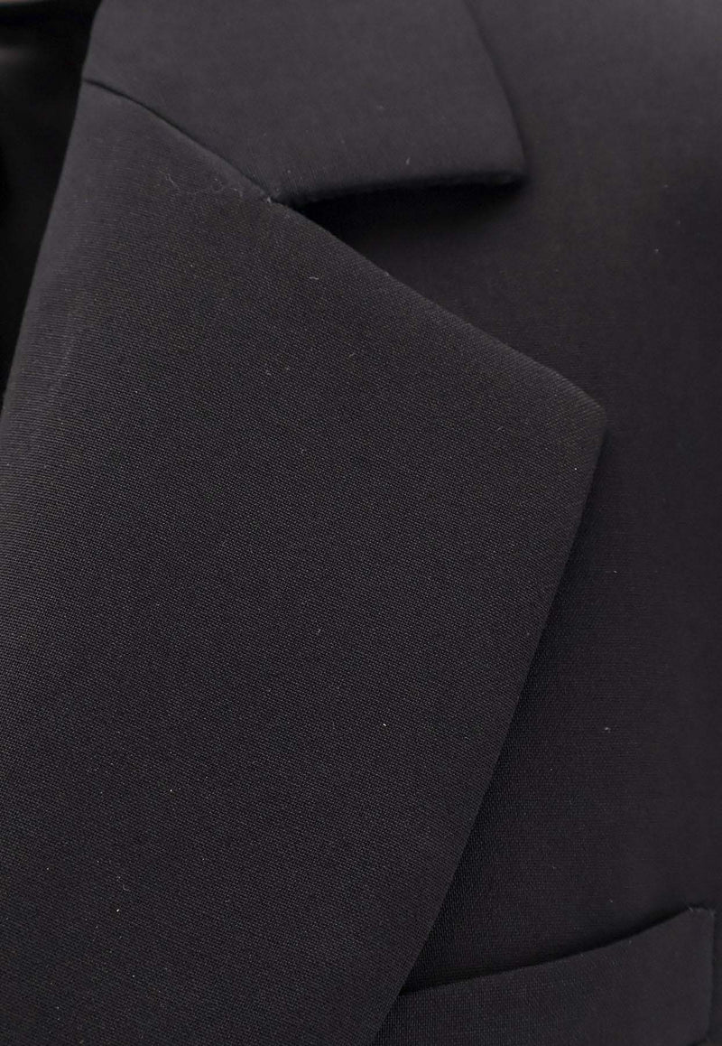 Pence 1979 Isabella Single-Breasted Wool Blazer Black PW0031819256999_Black_35065873