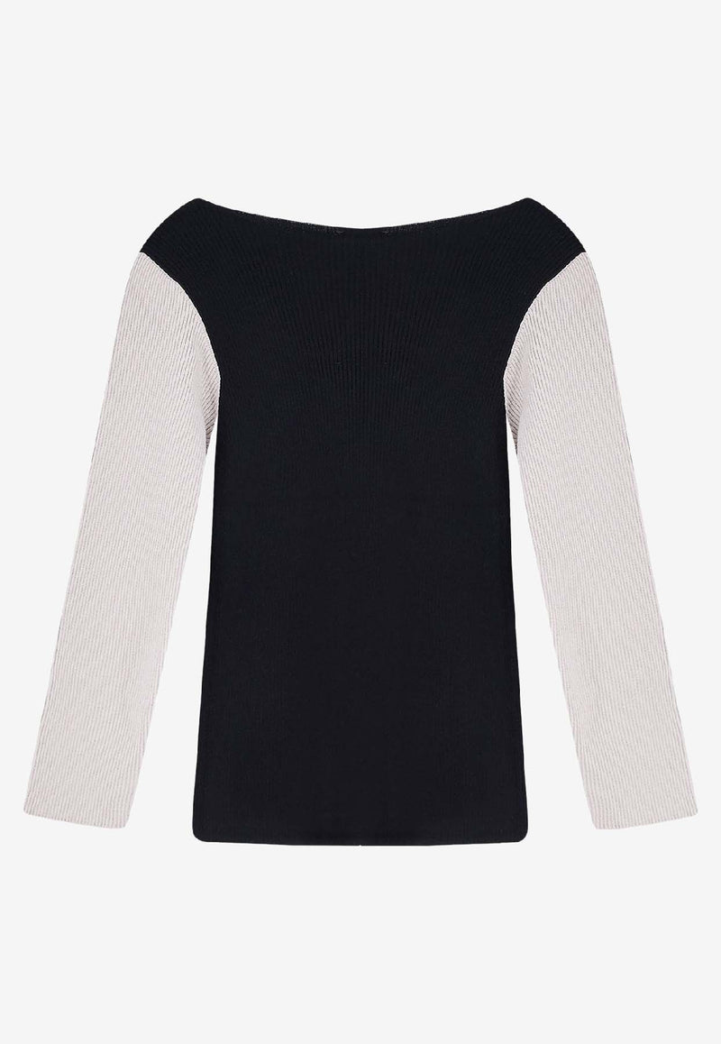 Ixos Belle Two-Tone Sweater Gray P25I20432041BEGRIGIO_Grey_35065940