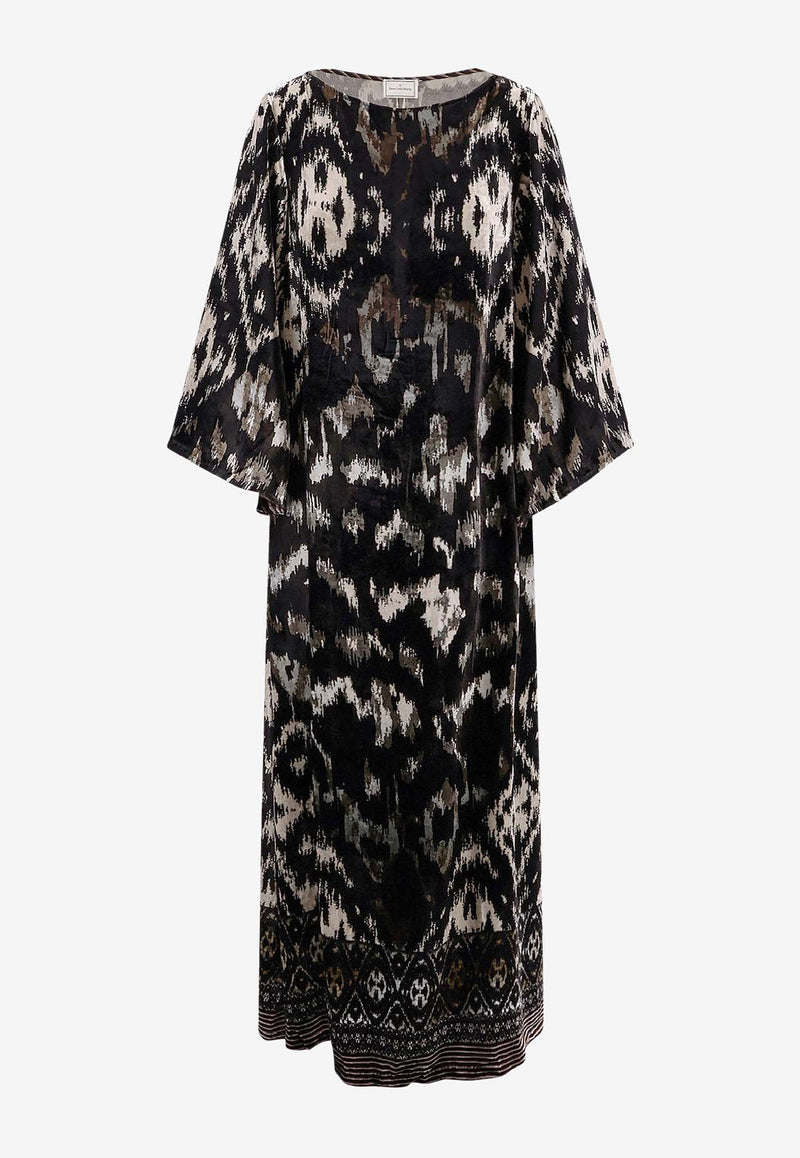 Pierre-Louis Mascia Kandox Jacquard Velvet Maxi Dress Multicolor KANDOXAB126195165261101_MultiColour_35066010
