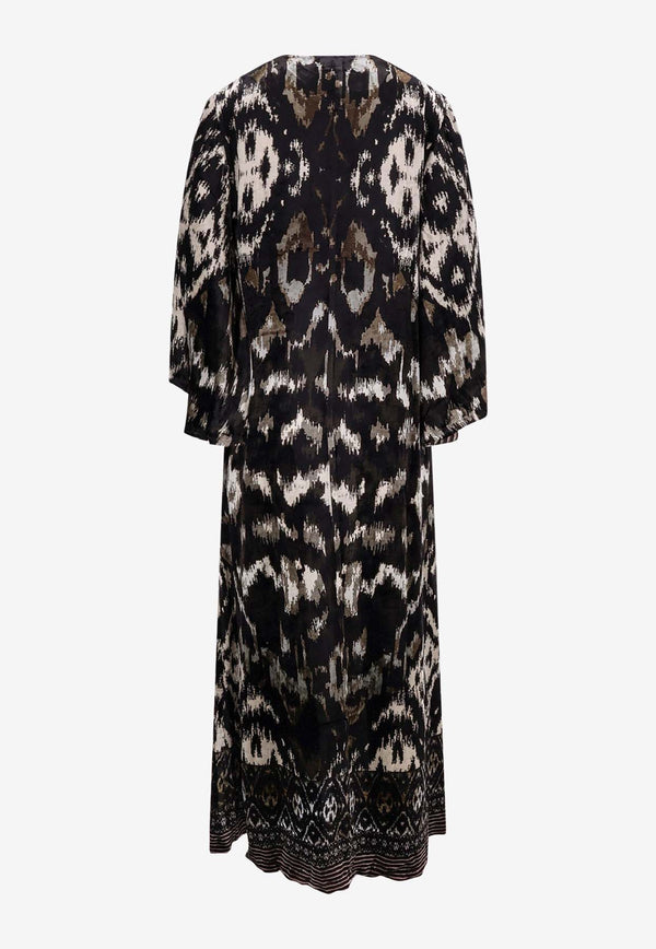 Pierre-Louis Mascia Kandox Jacquard Velvet Maxi Dress Multicolor KANDOXAB126195165261101_MultiColour_35066010