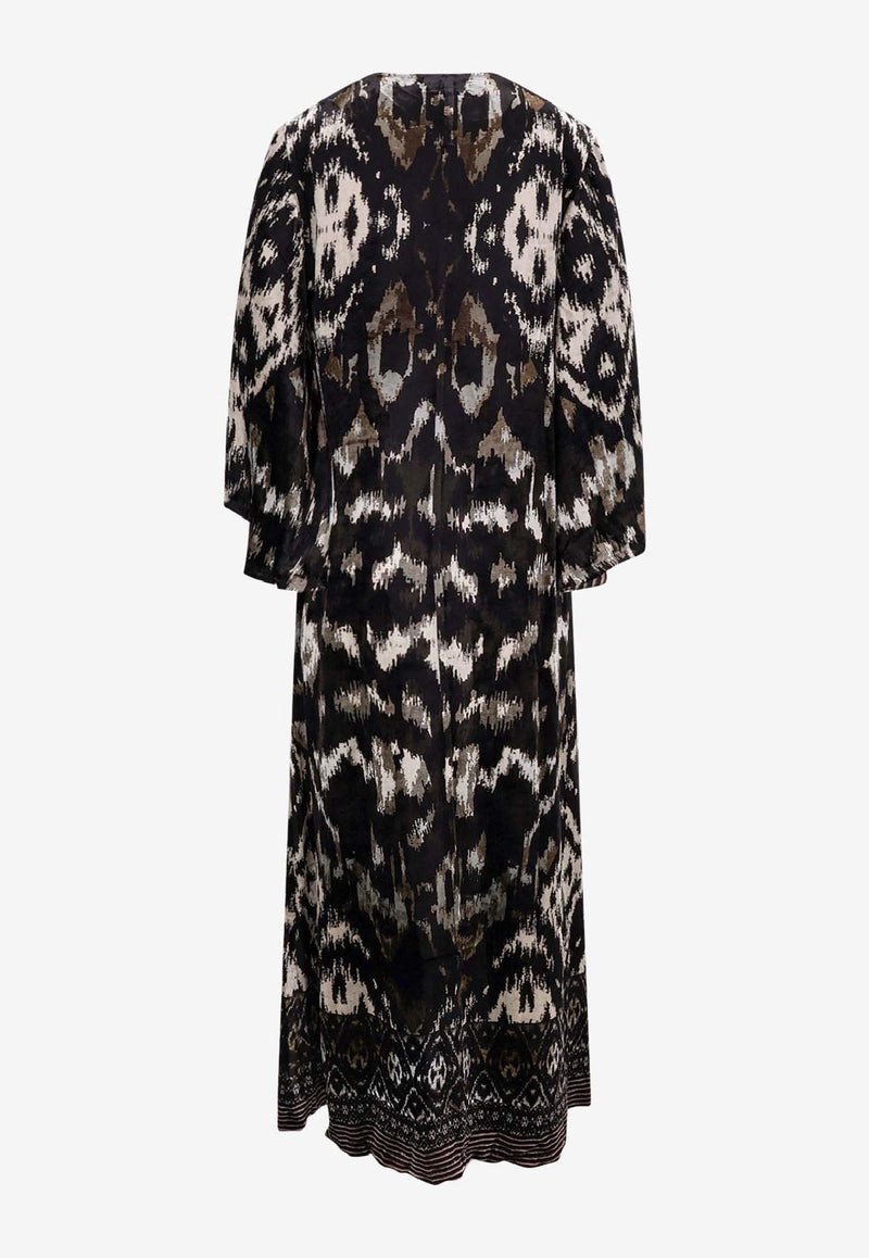 Pierre-Louis Mascia Kandox Jacquard Velvet Maxi Dress Multicolor KANDOXAB126195165261101_MultiColour_35066010
