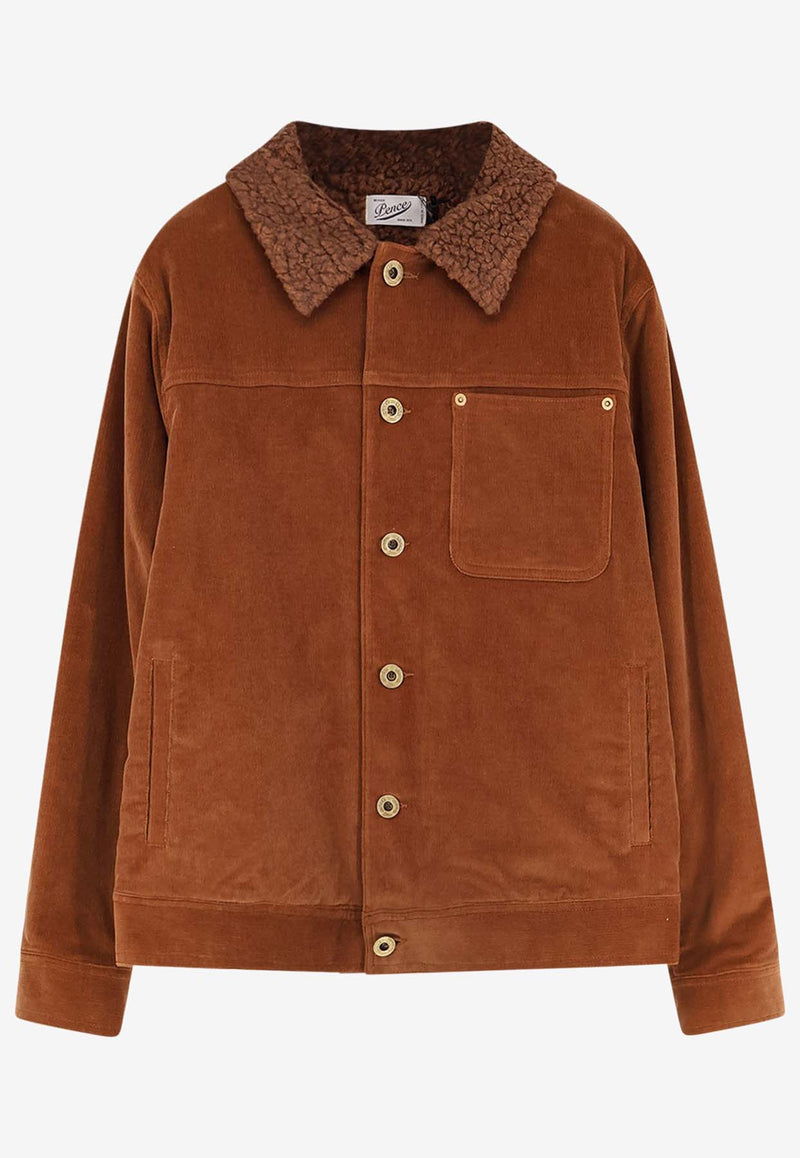 Pence 1979 Leto Corduroy Jacket Caramel PM0030999257S497_Darkcaramel_35065960