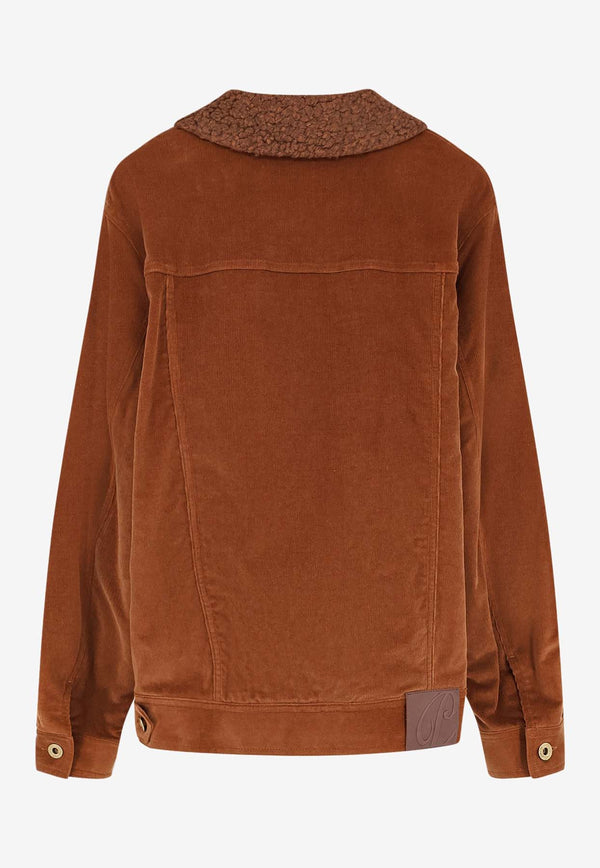 Pence 1979 Leto Corduroy Jacket Caramel PM0030999257S497_Darkcaramel_35065960