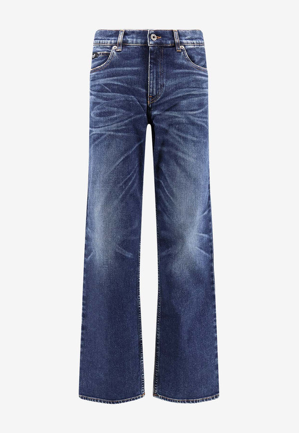 Pence 1979 Washed Straight-Leg Jeans Blue PW0031859272679_Mediumdenimblue_35065781