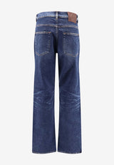 Pence 1979 Washed Straight-Leg Jeans Blue PW0031859272679_Mediumdenimblue_35065781