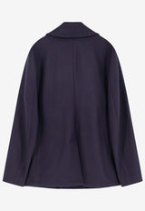 Pence 1979 Time Double-Breasted Wool Coat Blue PM0031269253668_Blue_35065789