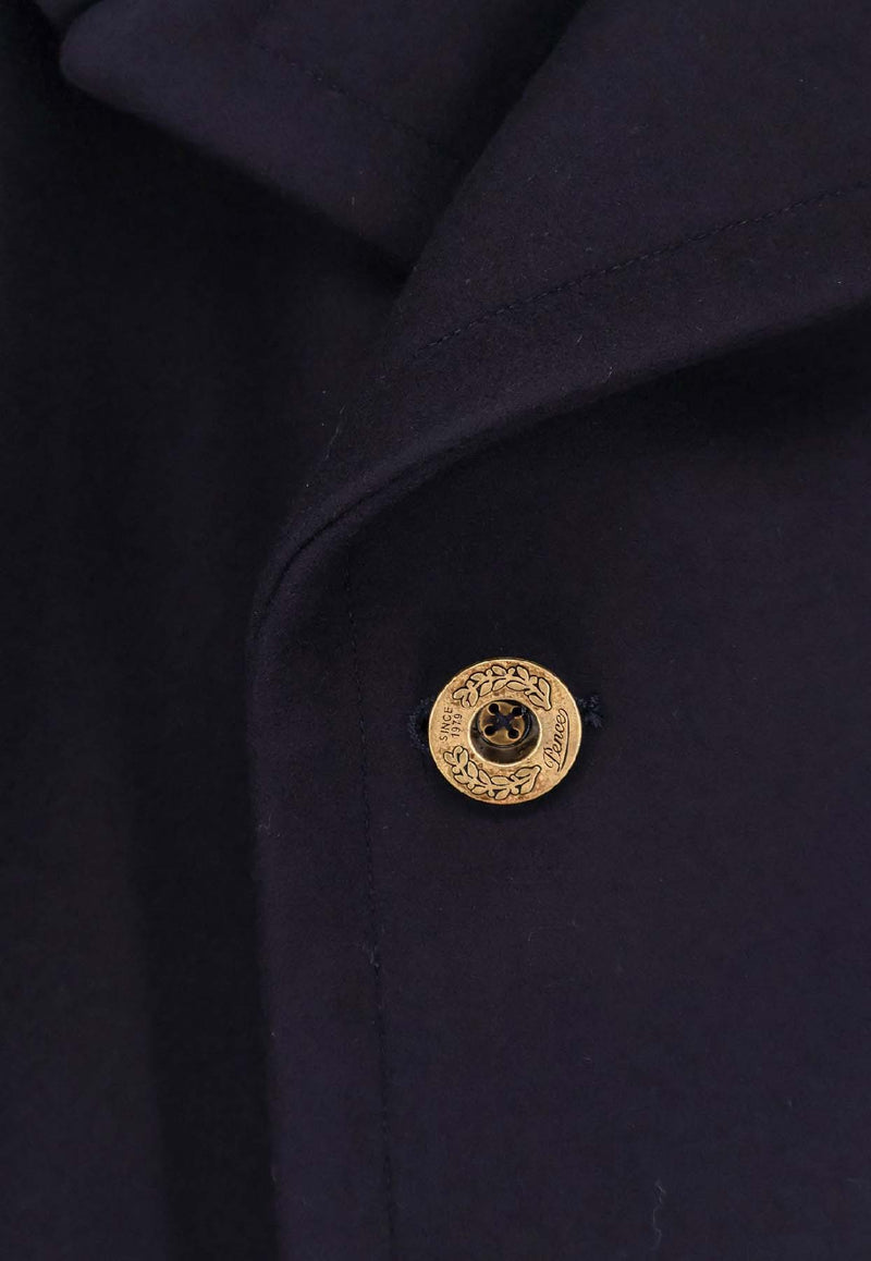 Pence 1979 Time Double-Breasted Wool Coat Blue PM0031269253668_Blue_35065789